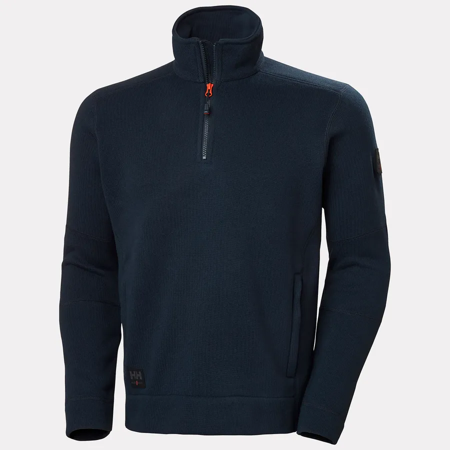 KENSINGTON HALFZIP KNIT FLEECE 590 NAVY