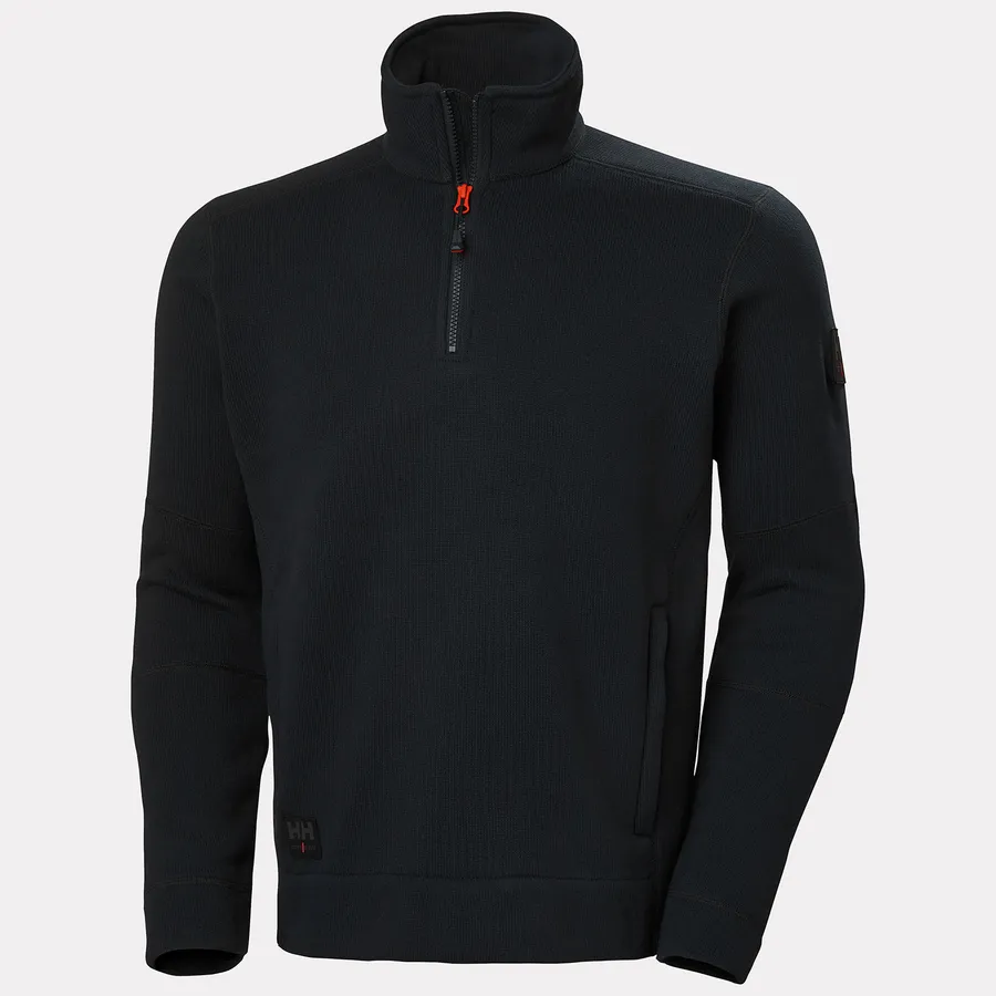 KENSINGTON HALFZIP KNIT FLEECE 990 BLACK
