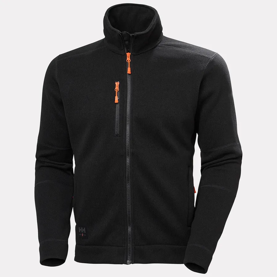 KENSINGTON KNIT FLEECE JACKET 990 BLACK