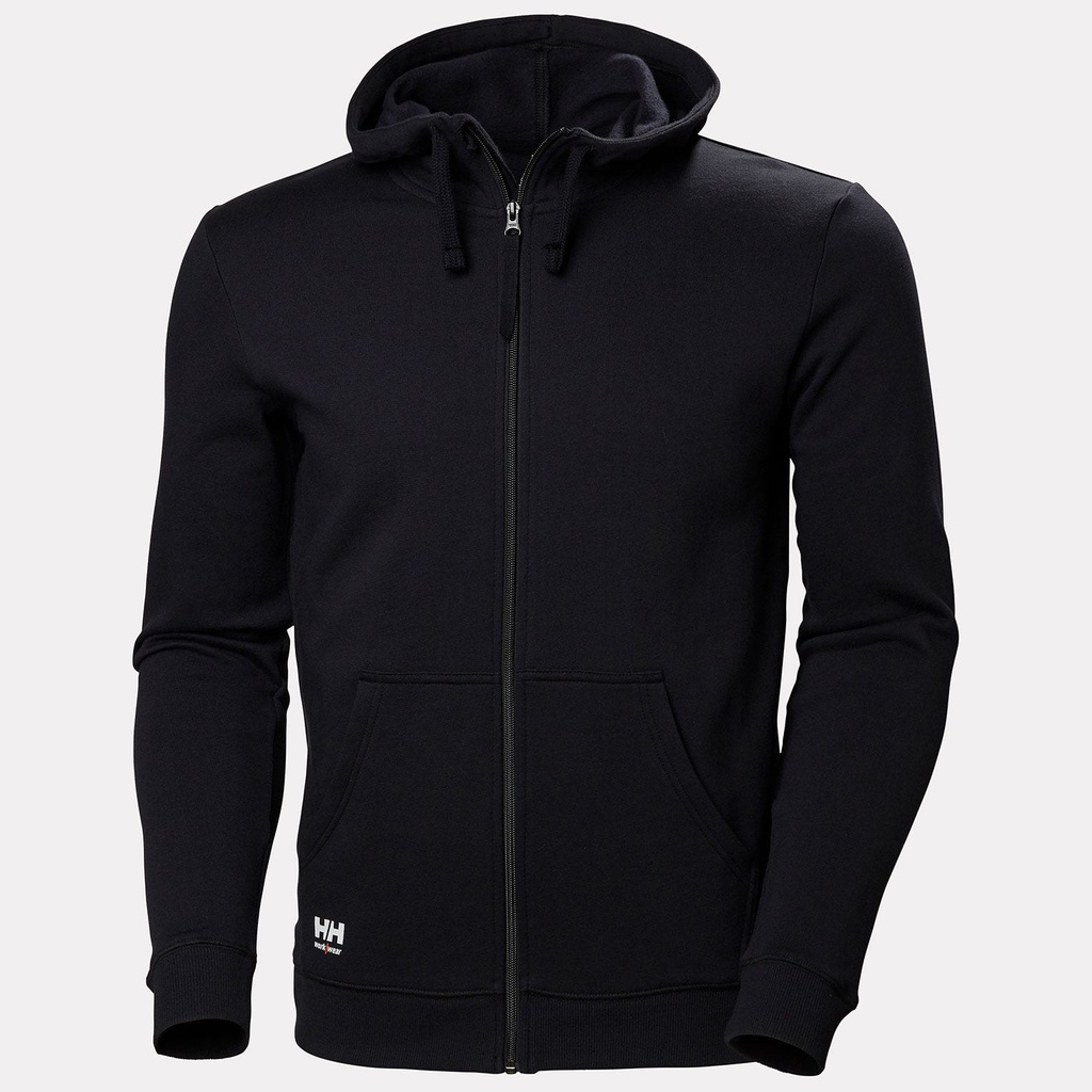 MANCHESTER ZIP HOODIE 991 BLACK