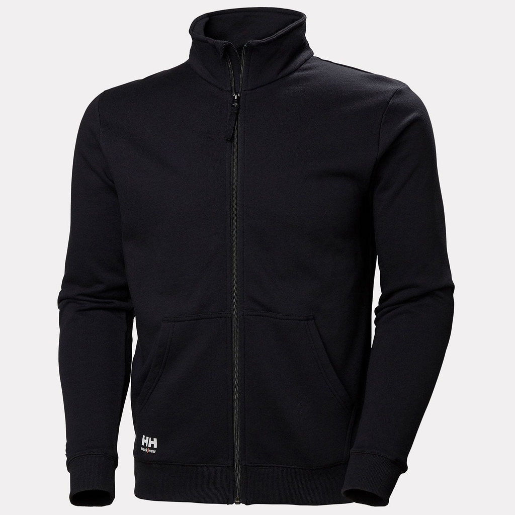 MANCHESTER ZIP SWEATSHIRT 991 BLACK