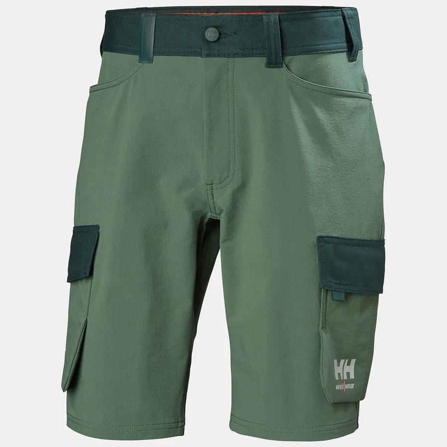 [77508_474-C44] OXFORD 4X CARGO SHORTS 474 SPRUCE/DARKEST SPRUCE (C44)
