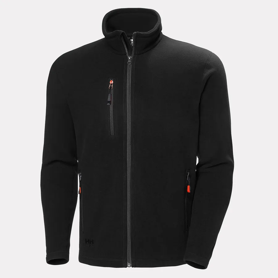 [72026_990-2XL] OXFORD FLEECE JACKET 990 BLACK (2XL)