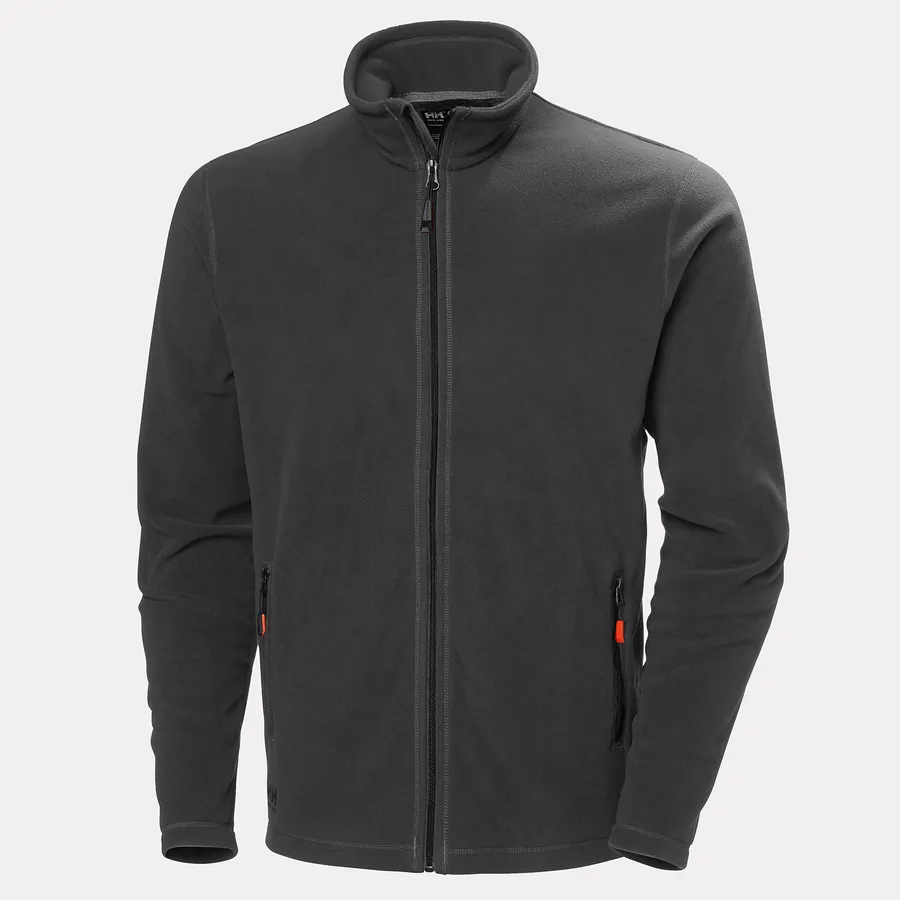 [72097_970-2XL] OXFORD LIGHT FLEECE JACKET 970 DARK GREY (2XL)