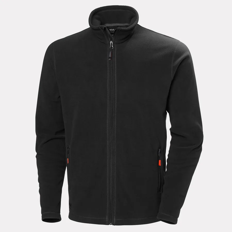 [72097_990-2XL] OXFORD LIGHT FLEECE JACKET 990 BLACK (2XL)