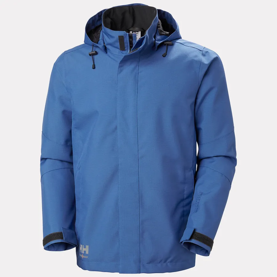 OXFORD SHELL JACKET 558 STONE BLUE