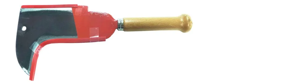 [061250] 2 ZIJDIG KAPMES 23CM-HOUTEN HANDVAT