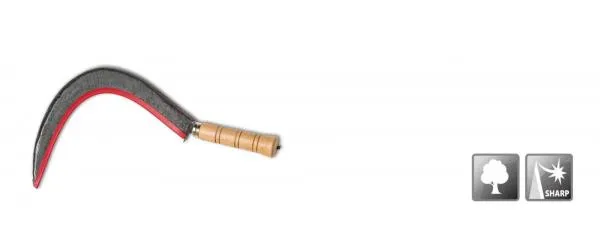 SIKKEL 50CM GESMEED MET SNEDE BESCHERMIN