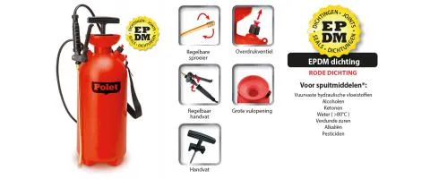 [747312] DRUKSPROEIER (12L EPDM DICHTINGEN)