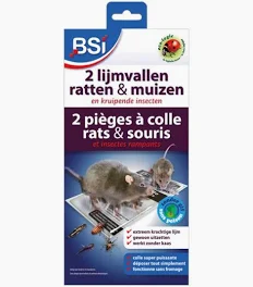 [25329] 2 LIJMVALLEN MUIZEN EN RATTEN