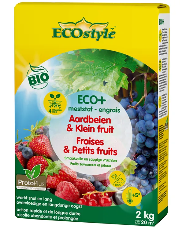 ECOSTYLE AARDBEIEN & KLEINFRUIT ECO+ - 2 KG