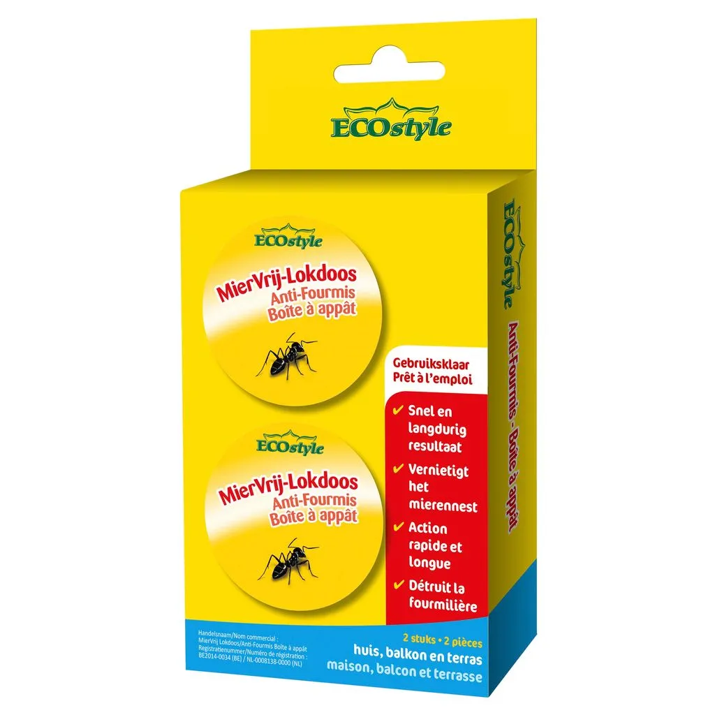 [1201787] ECOSTYLE MIERENLOKDOOS (BE2014-0034) - 2 ST