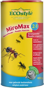 [1201786] ECOSTYLE MIROMAX 2 IN 1MIERENPOEDER (7707B) - 400 GR