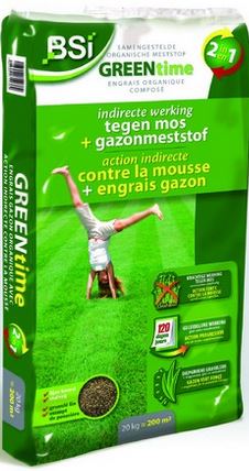 GREEN TIME 2 in 1 NPK 6-3-13 + 2 MgO -  20 KG