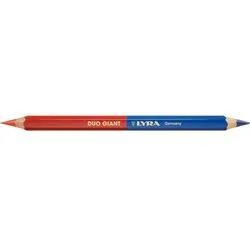 [PTLLYR/BL] POTLOOD LYRA ROOD/BLAUW - 18 CM