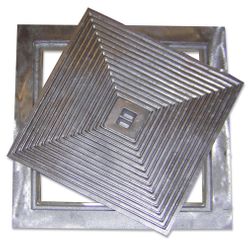 [ALEB2525] ALU DEKSEL ENKELE BODEM (KM =250x250  VO=131x131 h=15)
