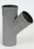 PVC T-STUK GRIJS BENOR