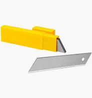 [0-11-325] 10 AFBREEKMESJES IN DISPENSER25 MM