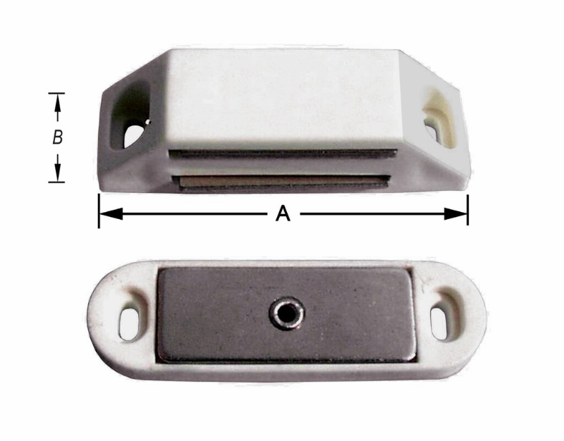 [S-0275-6] 2 MAGNETISCHE SLUITINGEN BRUIN6 KG