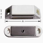 [S-0275-1] 2 MAGNETISCHE SLUITINGEN WIT6 KG