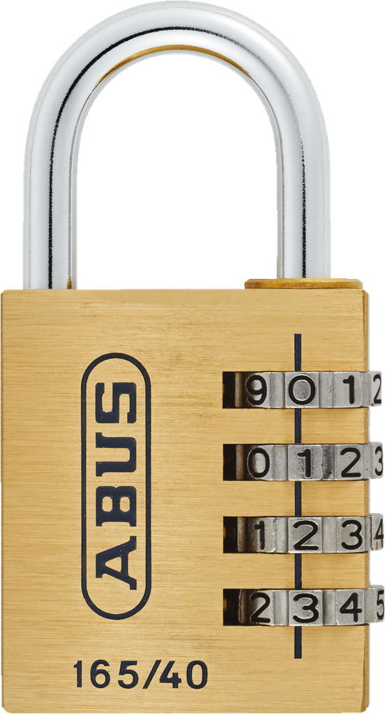 [1-7777-165-40] CIJFERHANGSLOT ABUS 165 MESSING