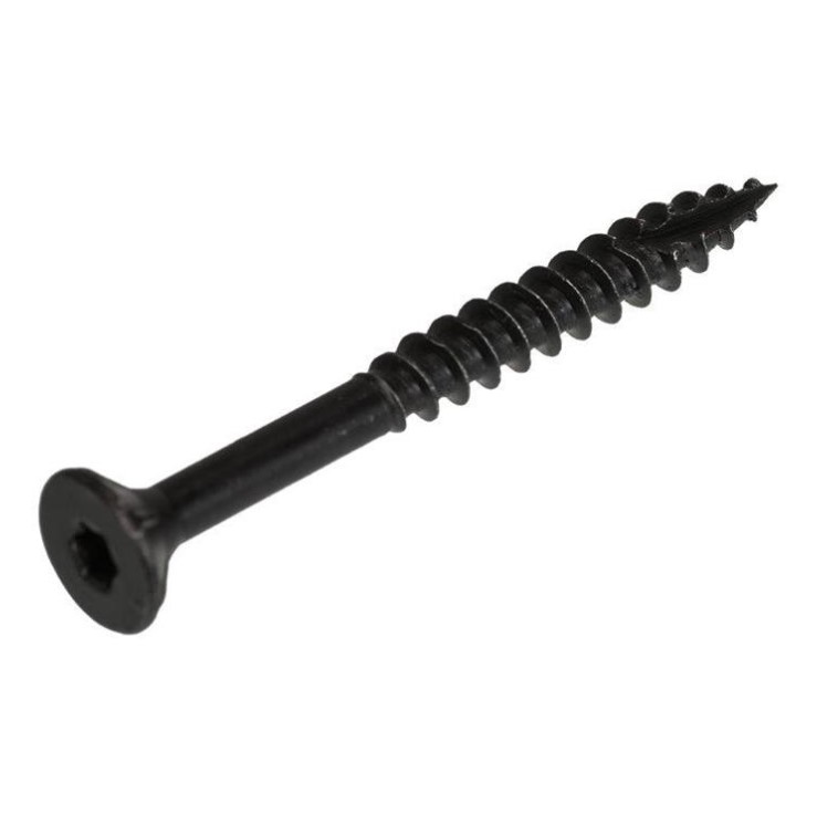 [1-9000-0770] Houtschroef. Torx. zwart verz. M6 x 40 mm