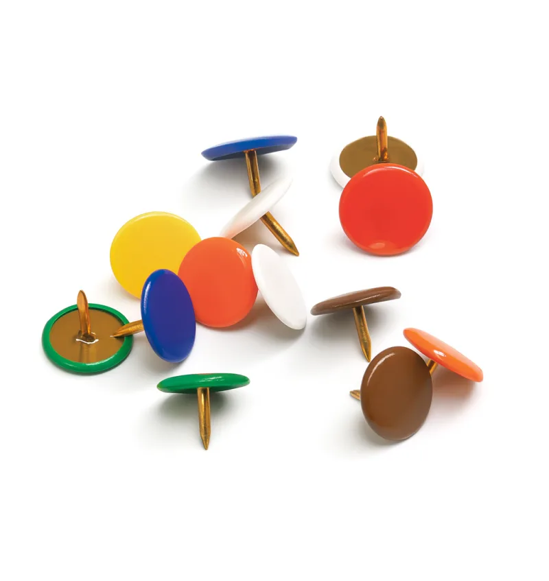PUNAISES. MET WIT PVC-KAPJE10 MM