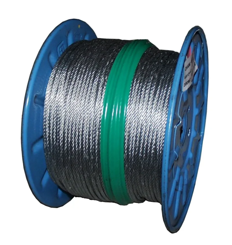 [1-3031-3] STALEN KABEL O/HASPEL VERZINKT3 MM