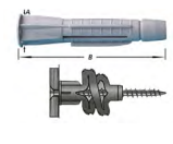 [1-8810-6] 100 UNIVERSELE PLUGGEN. GRIJS (6 mm)
