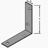 2 GEBOGEN HOEKIJZERS VERZINKT