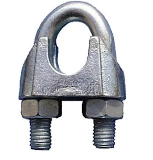 [S-0500-31-3-2] 2 KABELKLEMMEN "GROSBY" (RVS3 MM)