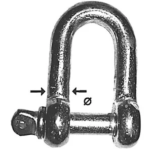 [S-0516-6-2] 2 KELVEN RECHT VERZINKT (6 MM)