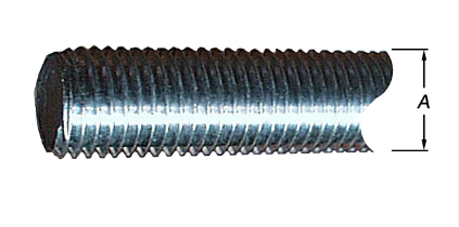 DRAADSTANGEN VERZINKT L 1M