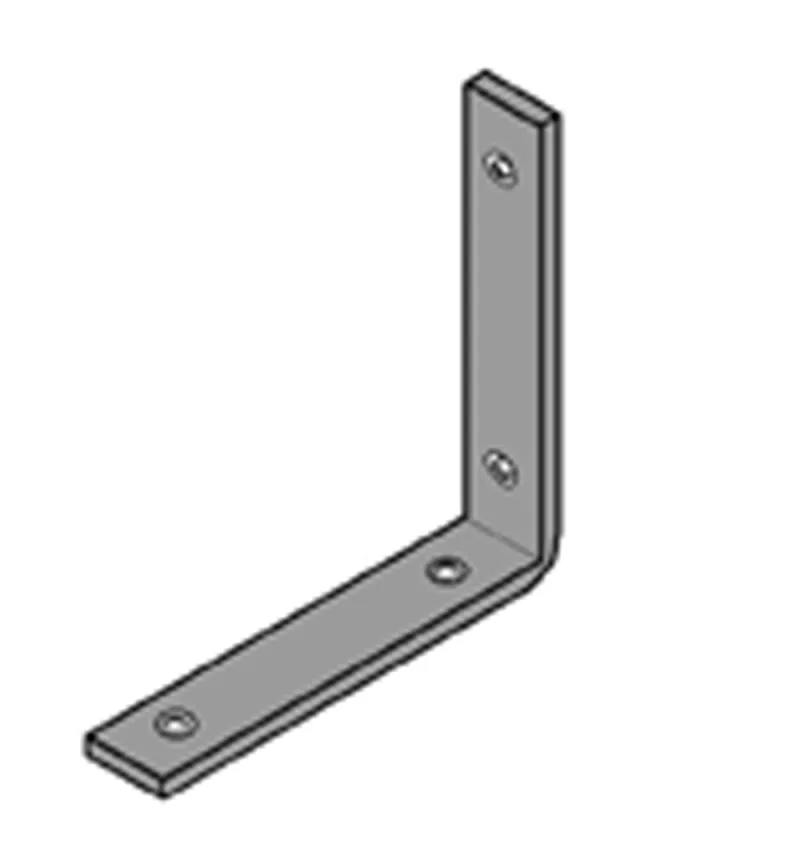 [1-0707-100] DREMPELHOEKEN ZWAAR VERZINKT (100 MM)