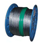 [1-3129-31-2] RVS KABEL OP HASPEL (2 MM - 100 M)