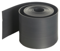 RUBBER AFBOORDING - 5 M X 13 CM (stamvoetbescherming)