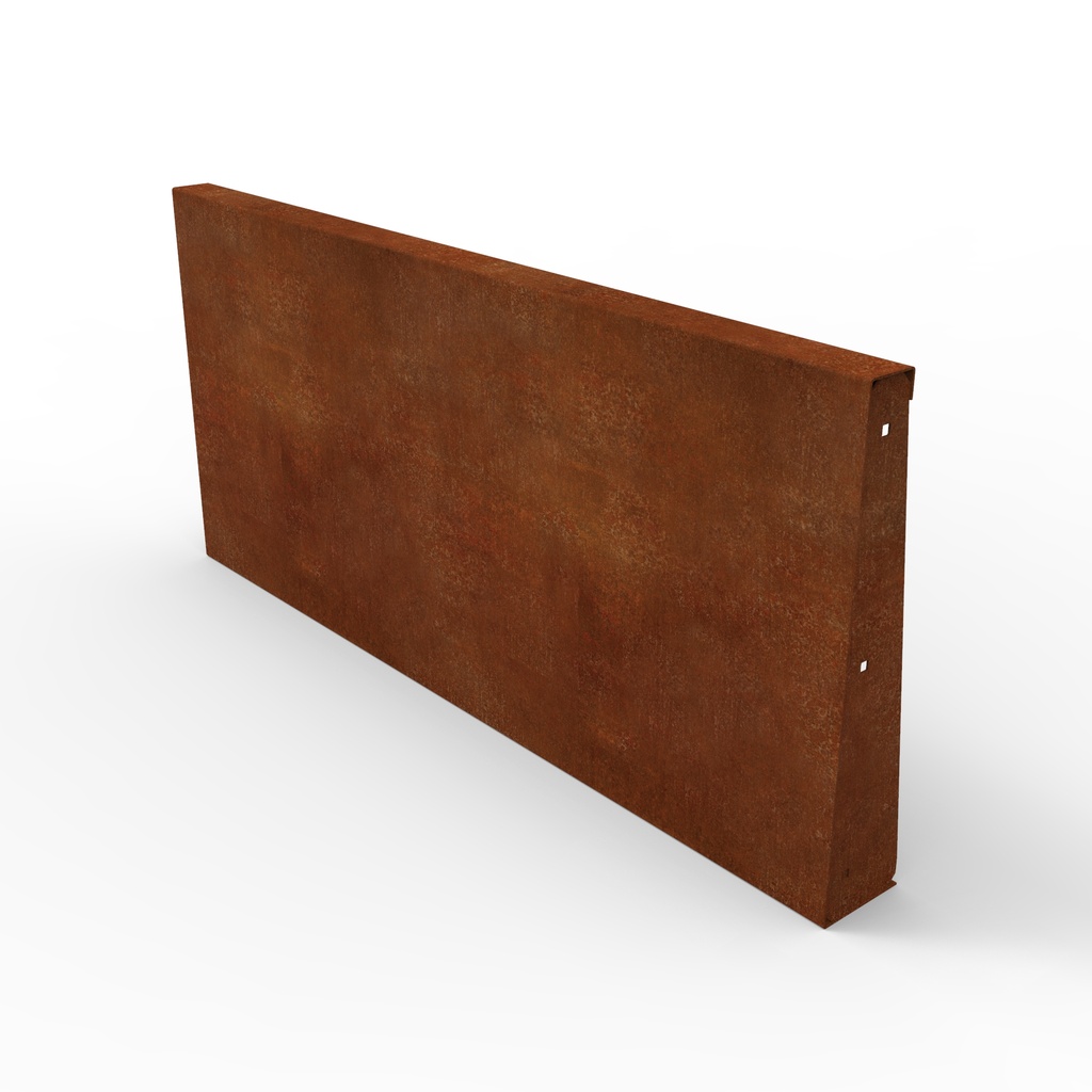 [SB.C.210.STR.1000] PANEEL IN CORTEN (100CMX H 21CM)