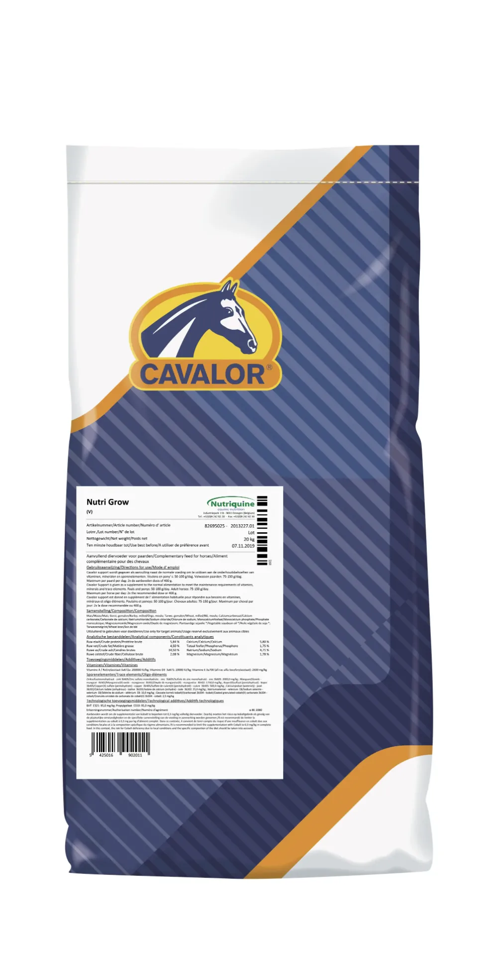 CAVALOR NUTRI GROW 20 KG