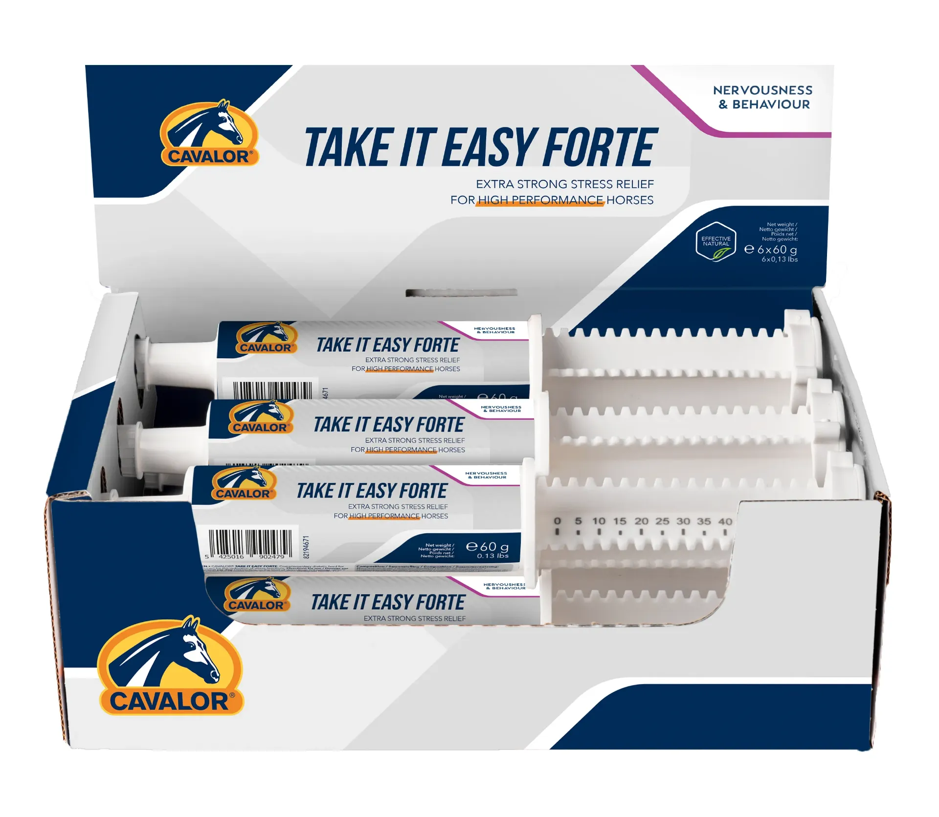 CAVALOR TAKE IT EASY FORTE PASTE 6 X 60 G