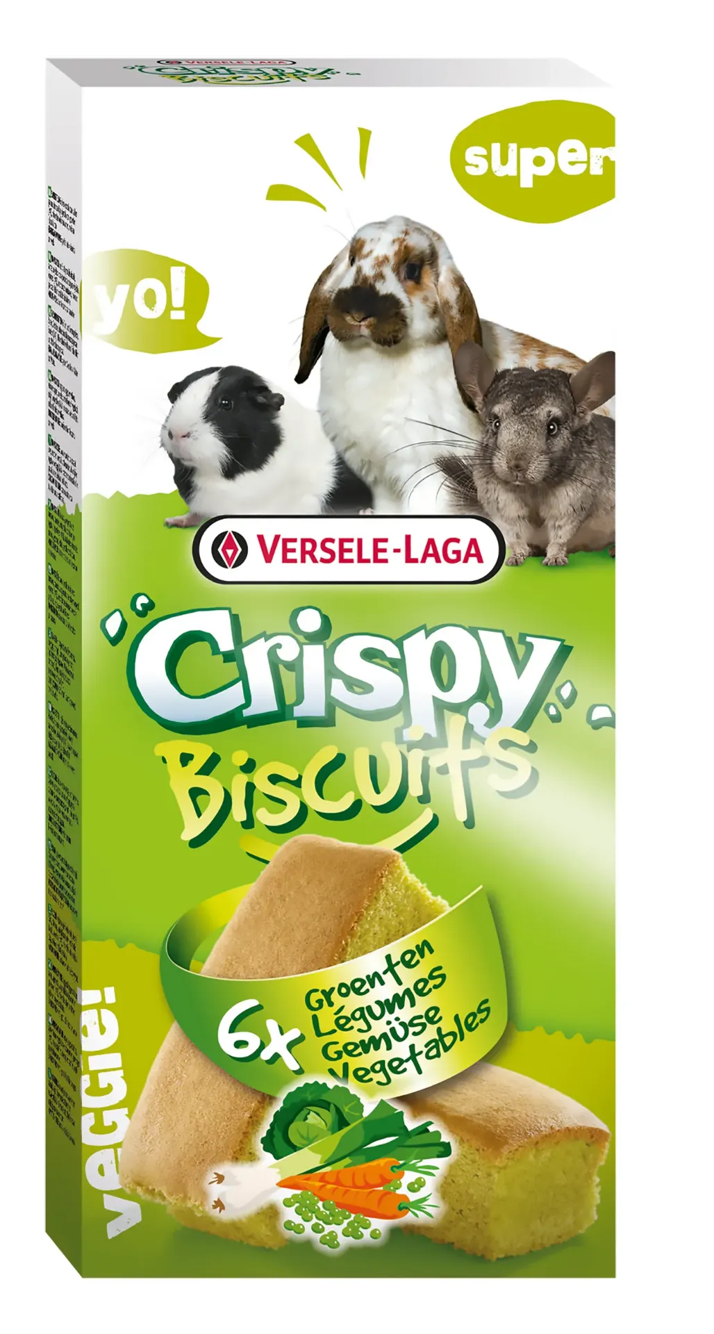 CRISPY BISCUITS GROENTEN 6 ST 70 G