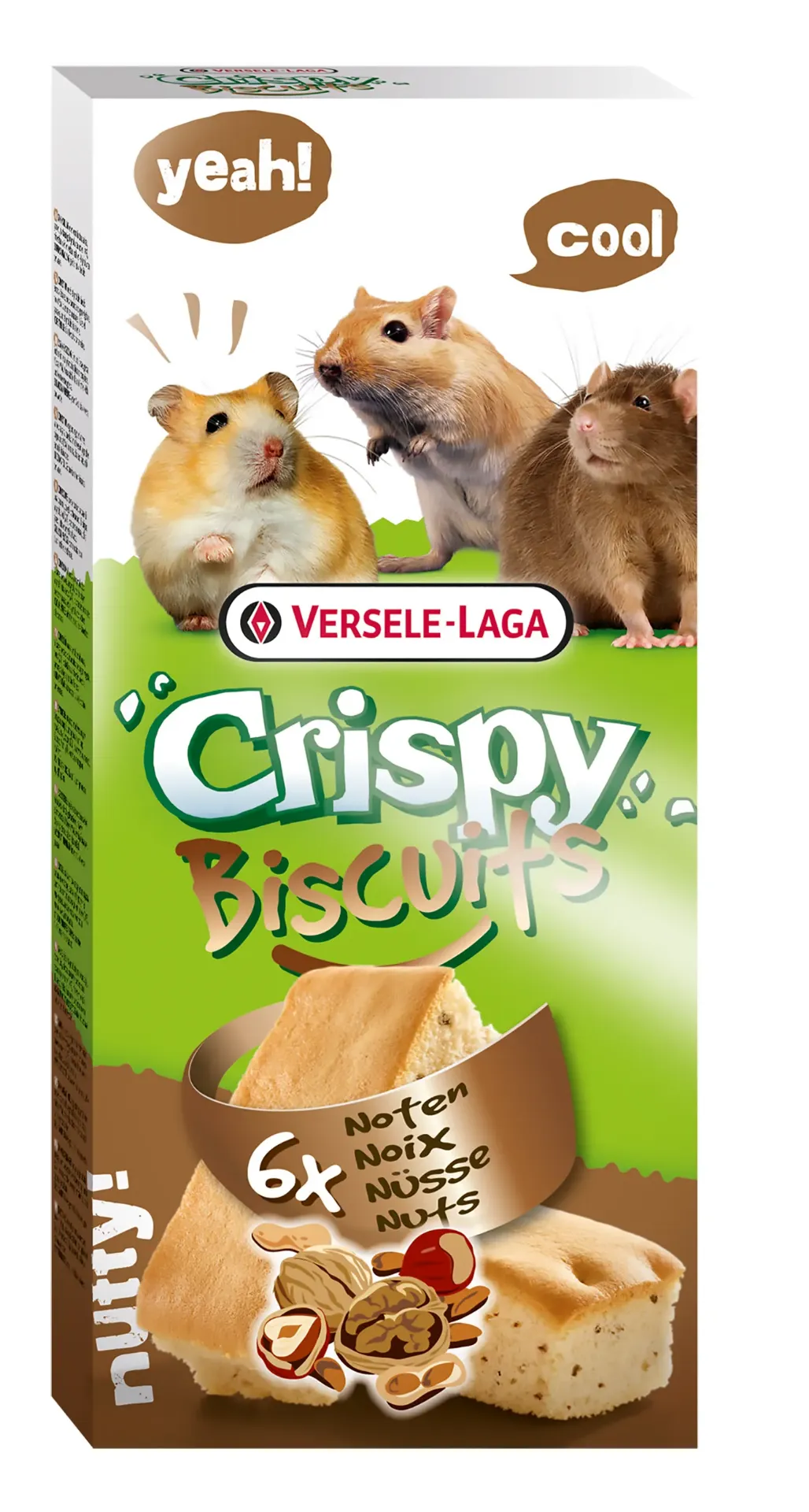 CRISPY BISCUITS NOTEN 6 ST 70 G