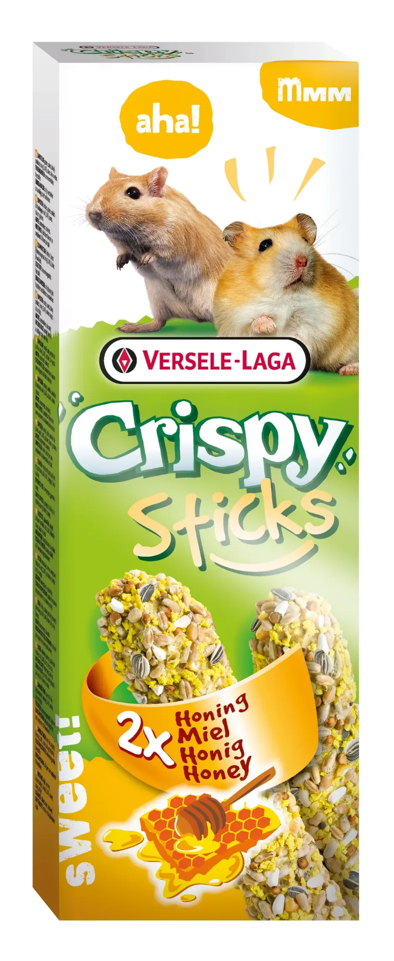 CRISPY STICKS HAMSTERS-GERBILS HONING 2 ST 110 G