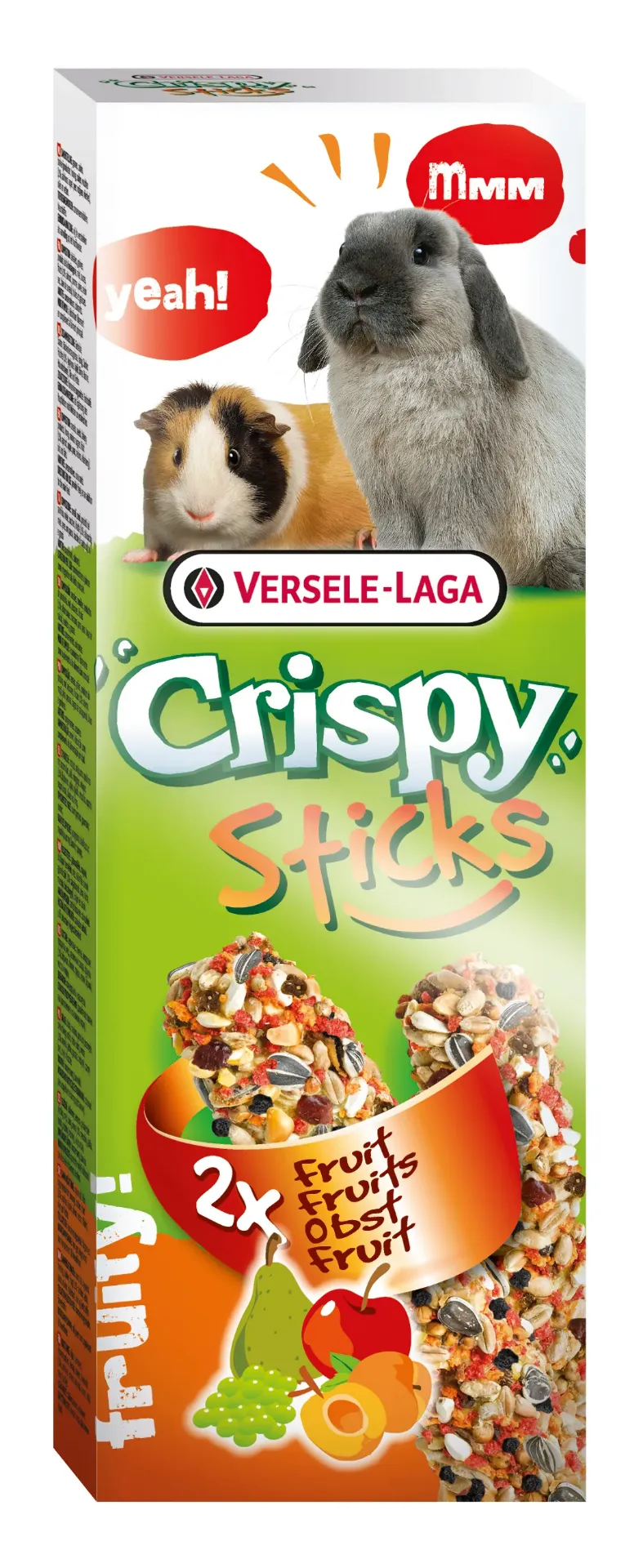 [462059] CRISPY STICKS KONIJNEN-CAVIA'S FRUIT 2 ST 110 G