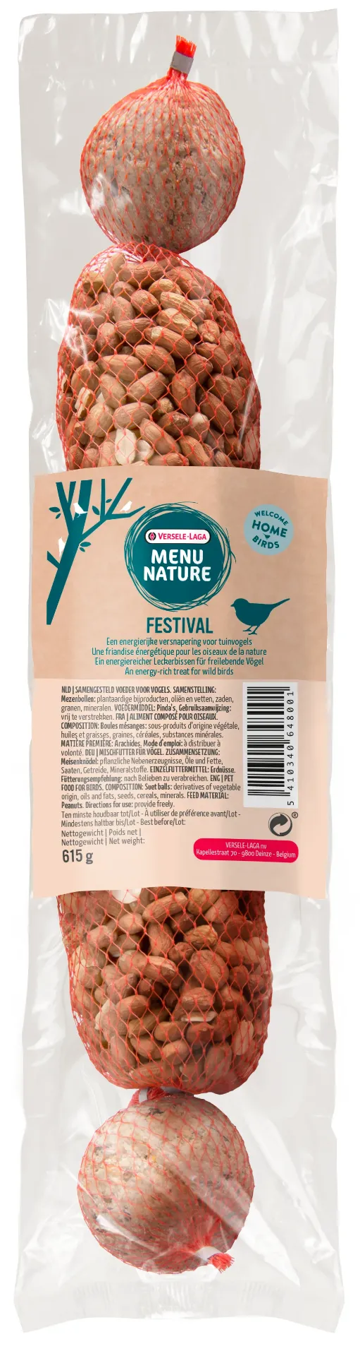 [464800] MENU NATURE FESTIVAL (3BALLS + 2 PEANUTS) (DISPLAY 24) 615 G