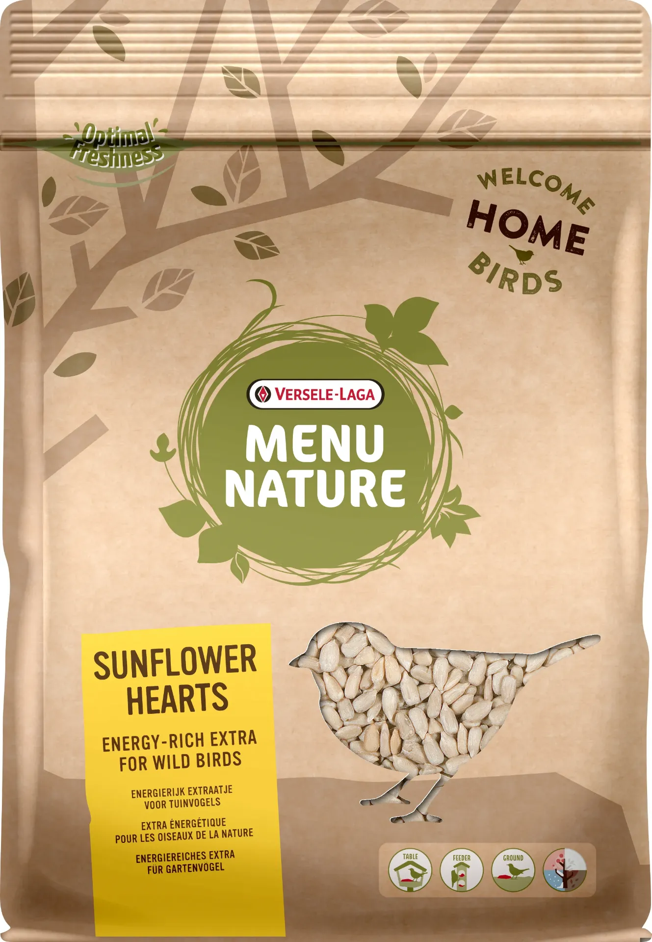 MENU NATURE SUNFLOWER HEARTS 750 G