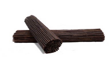 [BMBRLSZW] BAMBOE ROLSCHERM ZWART 180 x 180 CM