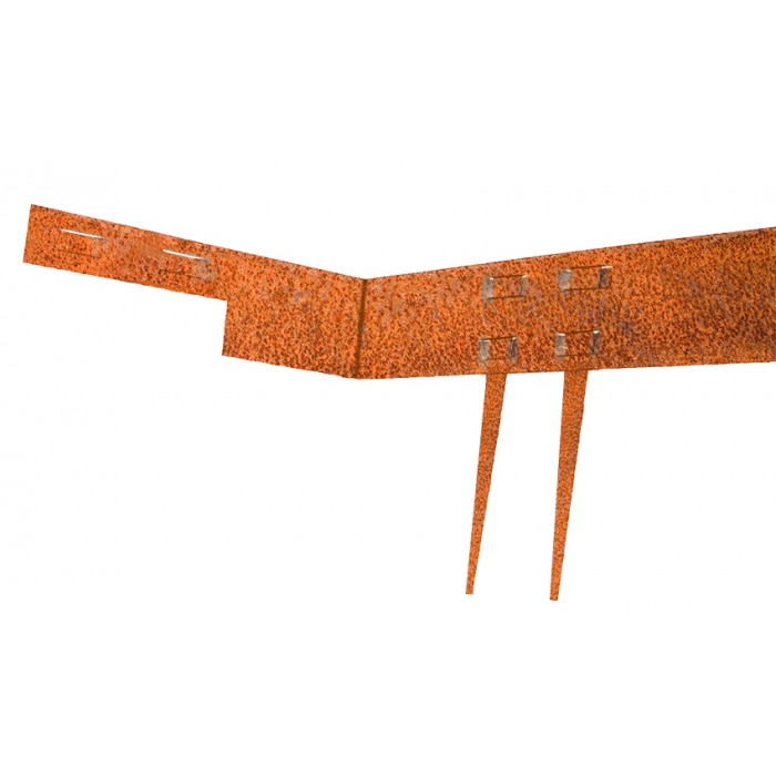 [MVSTCORBNHK] MEVOSTEEL 3 MM BINNENHOEK CORTENSTAAL (tot einde voorraad)