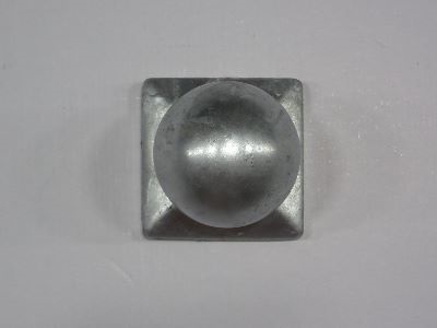 [PLORNMTBOL] PAALORNAMENT BOL VERZINKT - 91 x 91 MM