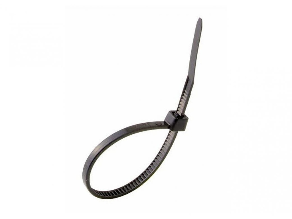 KABELBAND ZWART - 100 ST