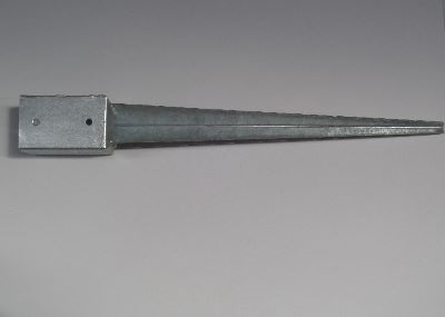 PAALPUNT. VUURVERZINKT. 71x71x750 MM